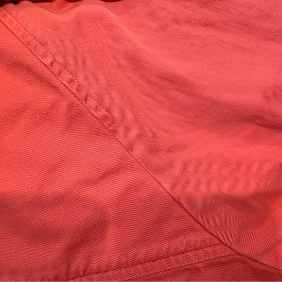 Vintage Christopher & Banks Coral Pink Zip Up Hooded Jacket - Size Large - Picture 9 of 10